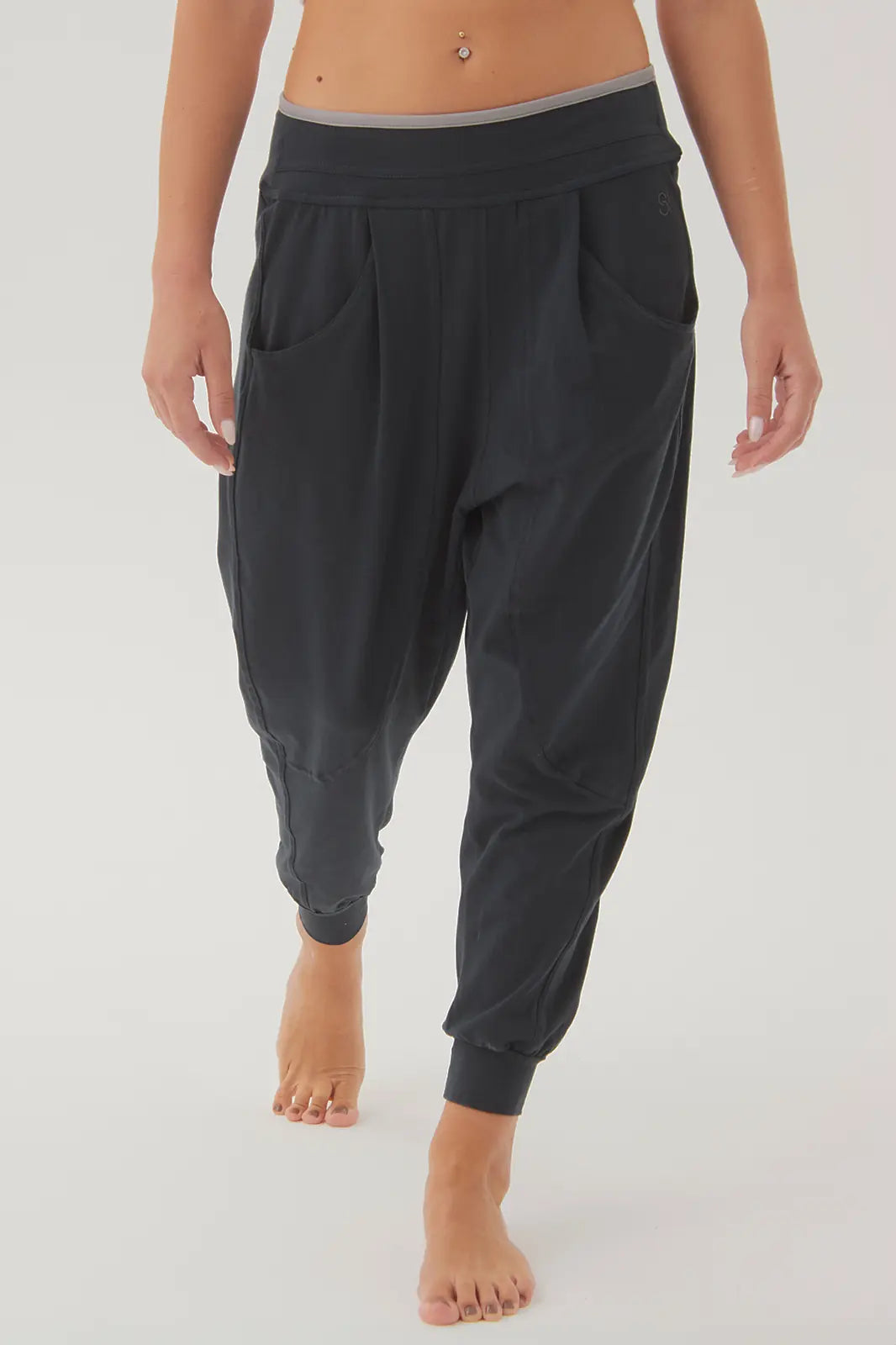 Pant Yoga Harem Vintage Black