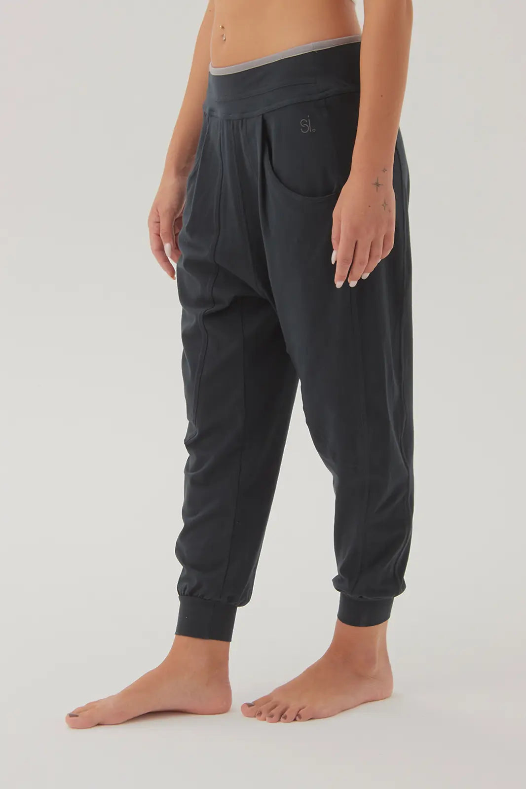 Pant Yoga Harem Vintage Black