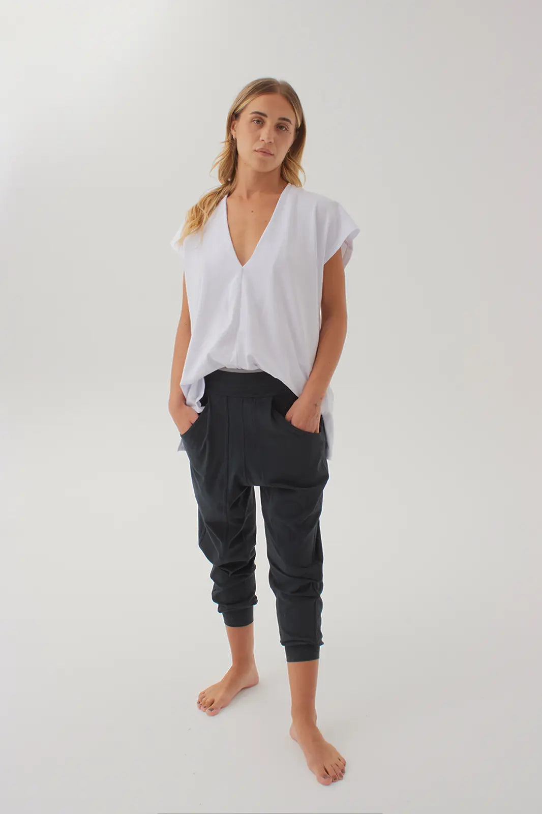 Pant Yoga Straight Vintage Black