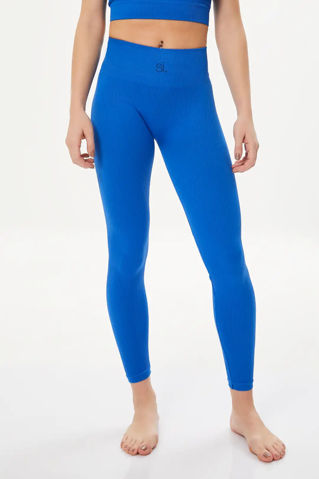 Rib-Shape Seamless Tayt Ocean Blue